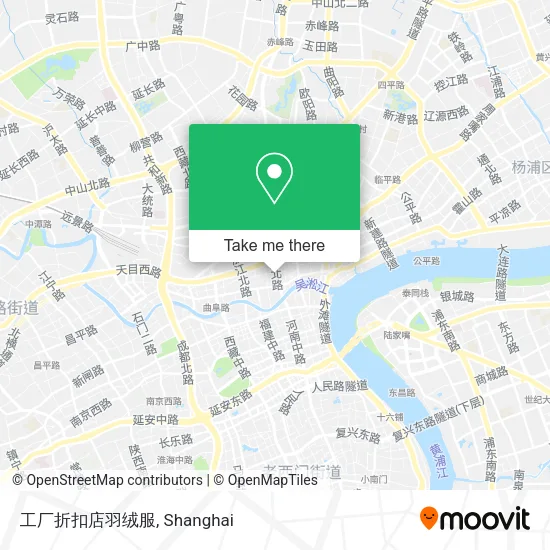 工厂折扣店羽绒服 map