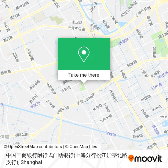 中国工商银行附行式自助银行(上海分行松江沪亭北路支行) map