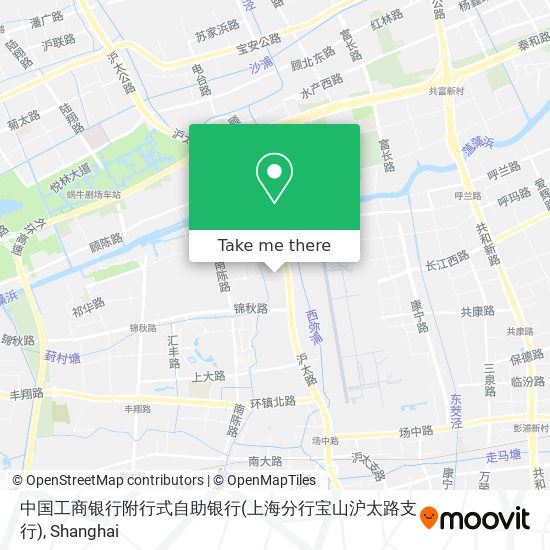 中国工商银行附行式自助银行(上海分行宝山沪太路支行) map