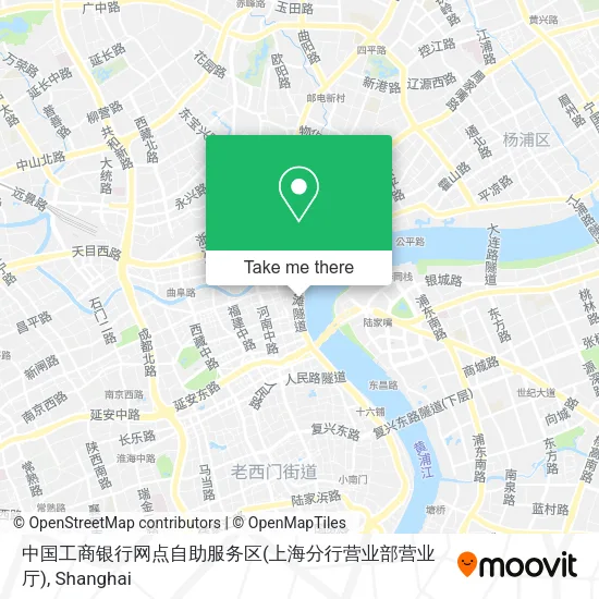 中国工商银行网点自助服务区(上海分行营业部营业厅) map