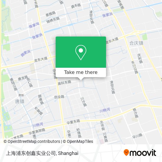 上海浦东创鑫实业公司 map