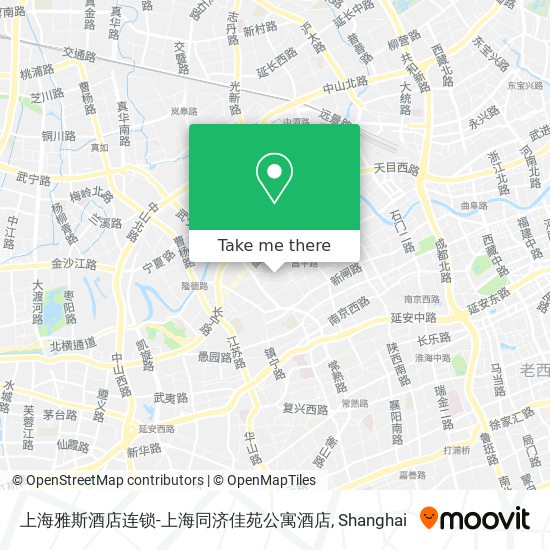 上海雅斯酒店连锁-上海同济佳苑公寓酒店 map
