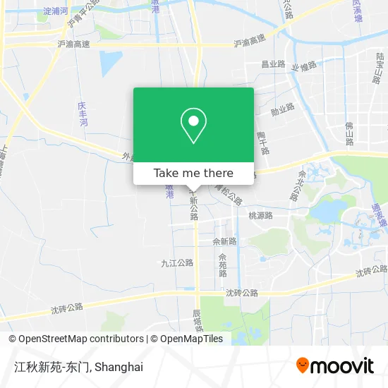 江秋新苑-东门 map