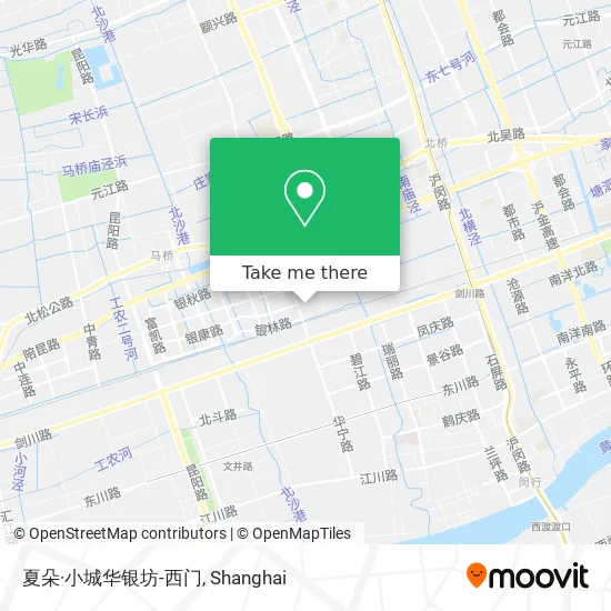 夏朵·小城华银坊-西门 map