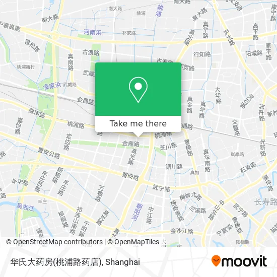 华氏大药房(桃浦路药店) map