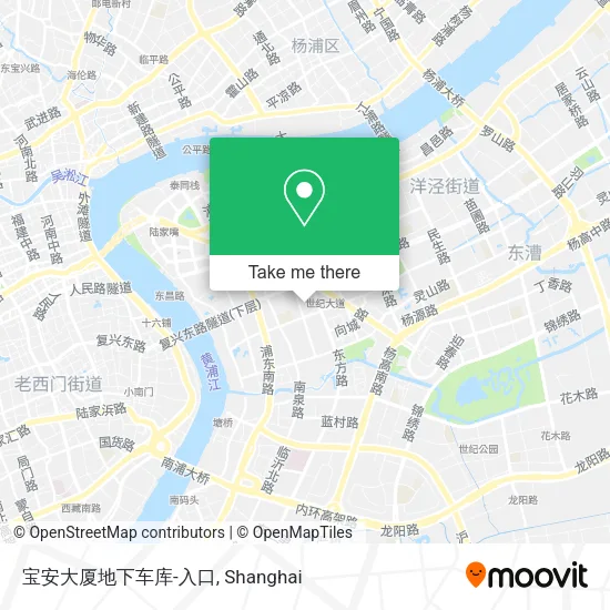 宝安大厦地下车库-入口 map