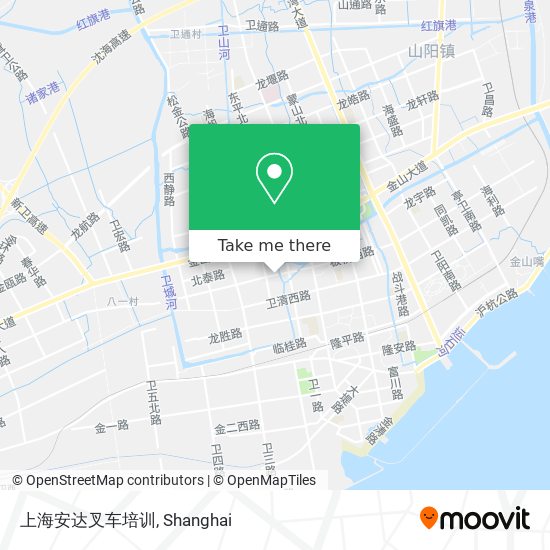 上海安达叉车培训 map