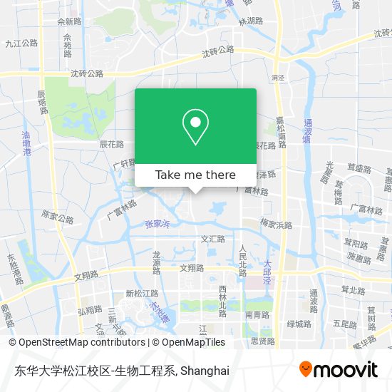 东华大学松江校区-生物工程系 map