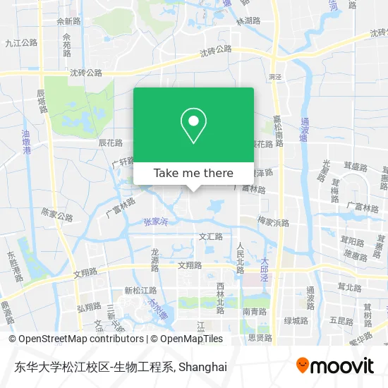 东华大学松江校区-生物工程系 map