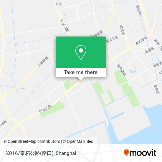X016/奉柘公路(路口) map