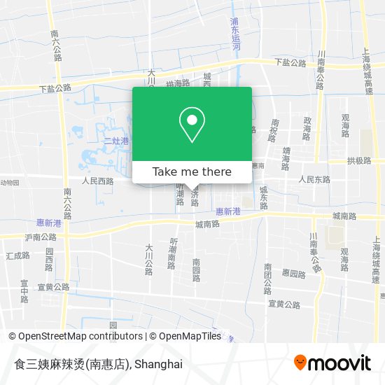 食三姨麻辣烫(南惠店) map