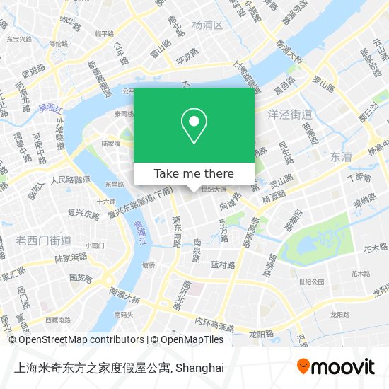 上海米奇东方之家度假屋公寓 map