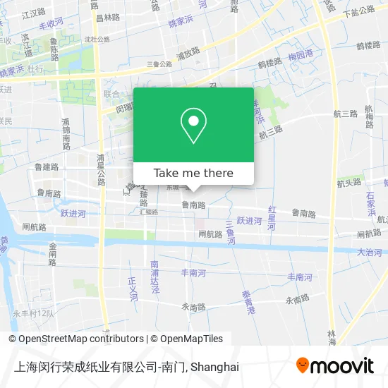 上海闵行荣成纸业有限公司-南门 map