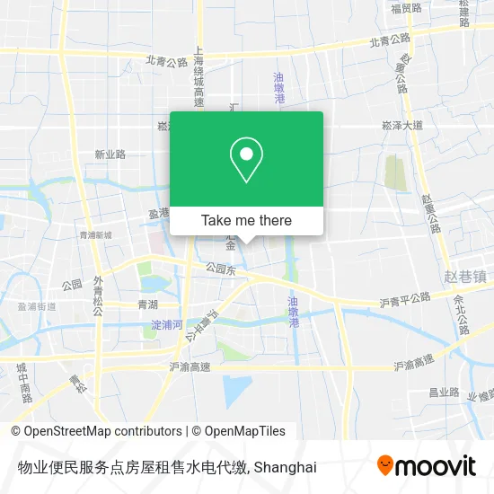 物业便民服务点房屋租售水电代缴 map