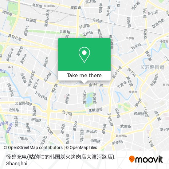 怪兽充电(咕的咕的韩国炭火烤肉店大渡河路店) map