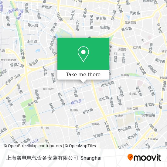 上海鑫电电气设备安装有限公司 map
