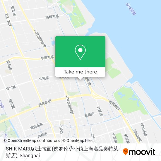 SHIK MARU武士拉面(佛罗伦萨小镇上海名品奥特莱斯店) map