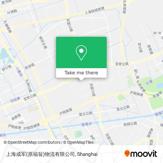 上海成军(原福翁)物流有限公司 map
