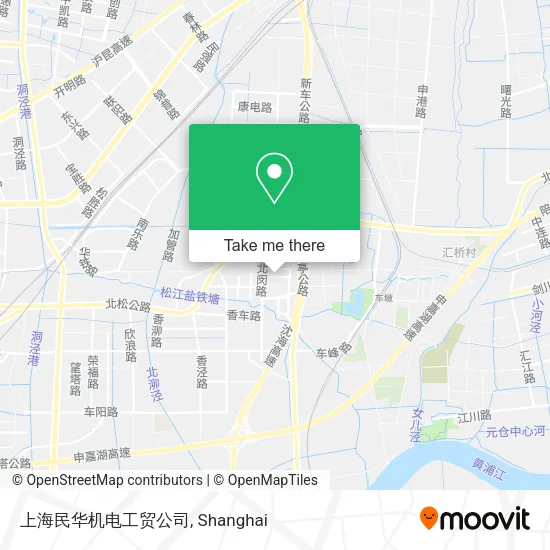 上海民华机电工贸公司 map