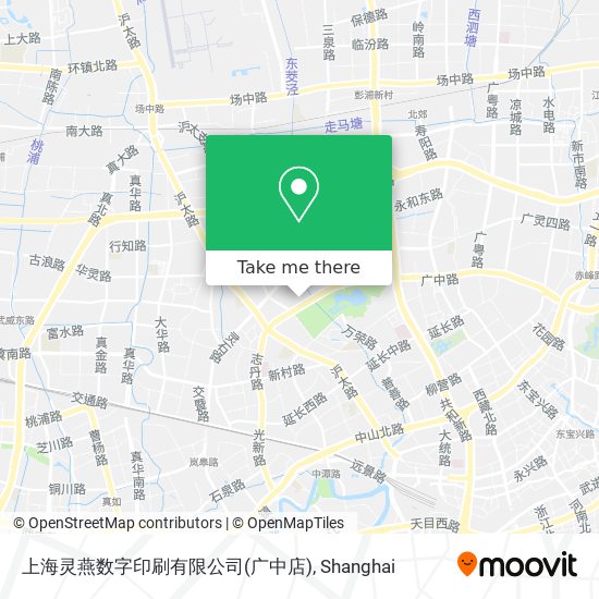 上海灵燕数字印刷有限公司(广中店) map