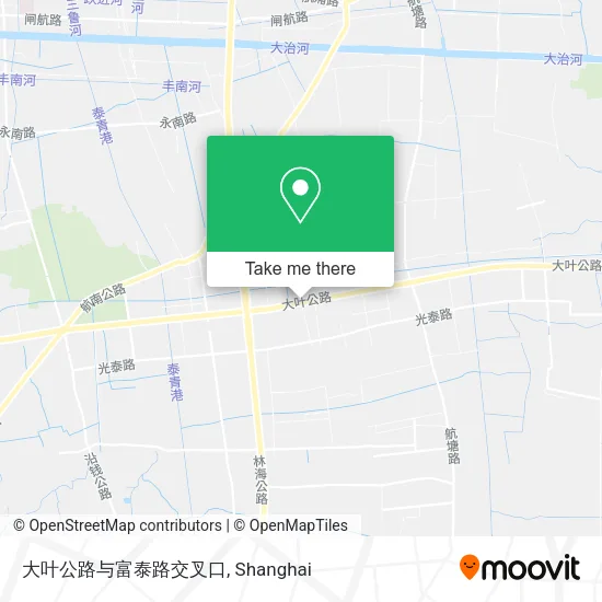 大叶公路与富泰路交叉口 map