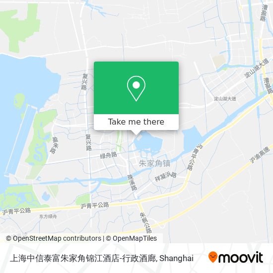 上海中信泰富朱家角锦江酒店-行政酒廊 map