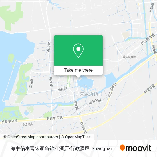 上海中信泰富朱家角锦江酒店-行政酒廊 map