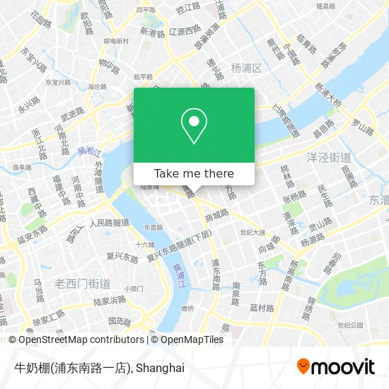 牛奶棚(浦东南路一店) map