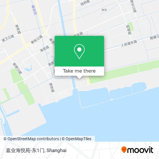 嘉业海悦苑-东1门 map