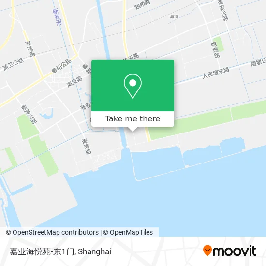 嘉业海悦苑-东1门 map