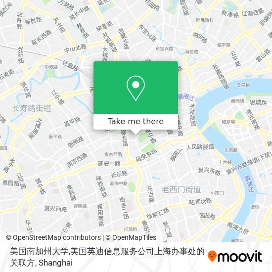 美国南加州大学,美国英迪信息服务公司上海办事处的关联方 map