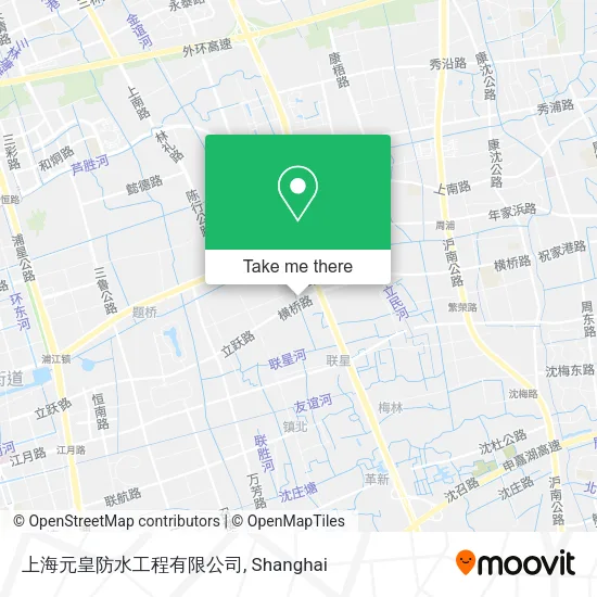 上海元皇防水工程有限公司 map