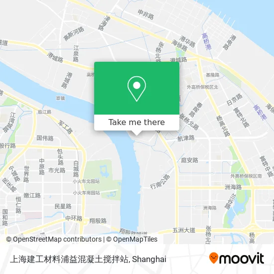 上海建工材料浦益混凝土搅拌站 map