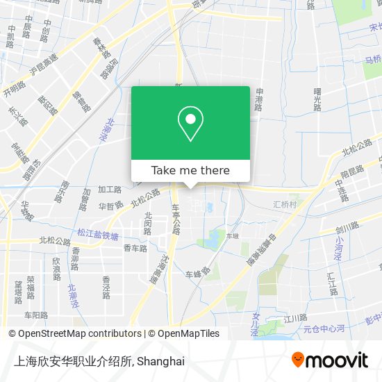 上海欣安华职业介绍所 map