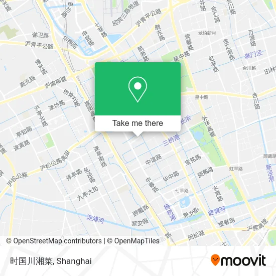 时国川湘菜 map