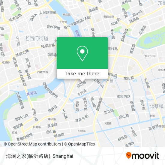 海澜之家(临沂路店) map