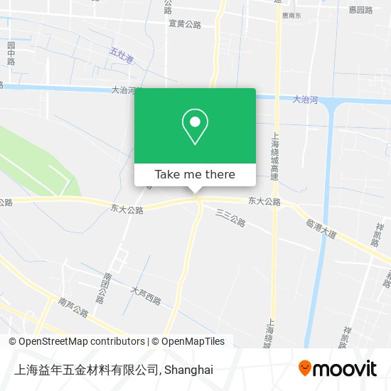 上海益年五金材料有限公司 map
