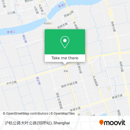 沪杭公路大叶公路(招呼站) map