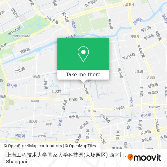 上海工程技术大学国家大学科技园(大场园区)-西南门 map