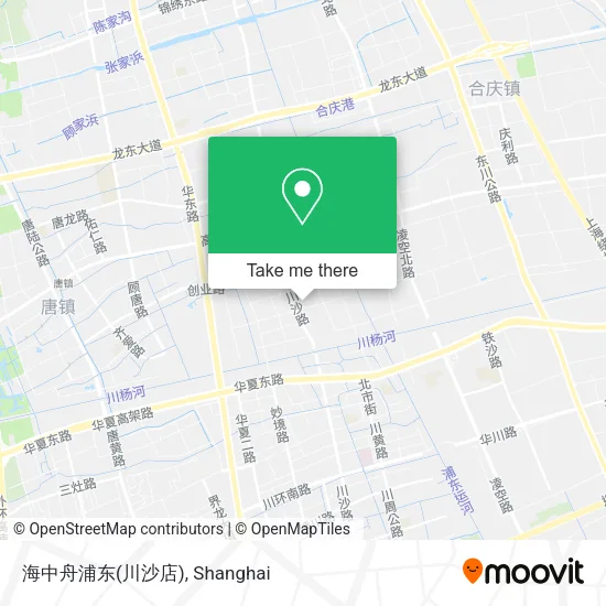 海中舟浦东(川沙店) map