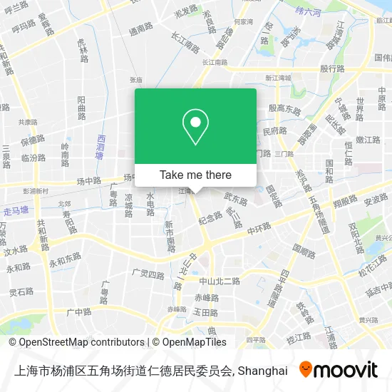 上海市杨浦区五角场街道仁德居民委员会 map