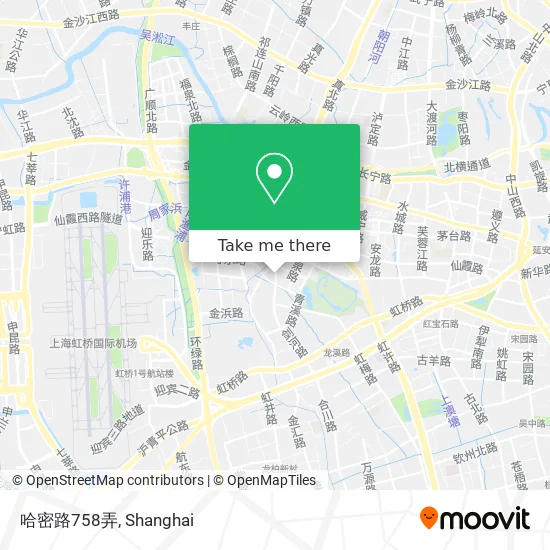 哈密路758弄 map