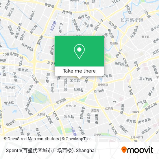 Spenth(百盛优客城市广场西楼) map