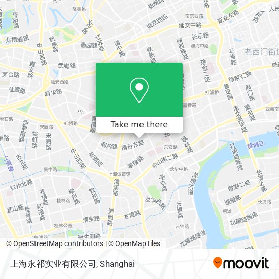 上海永祁实业有限公司 map