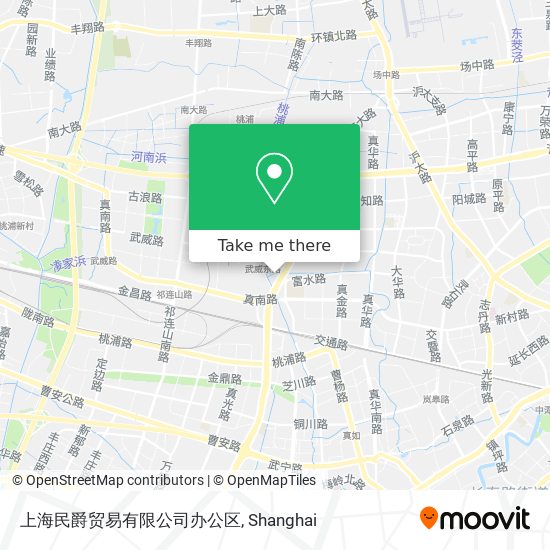 上海民爵贸易有限公司办公区 map