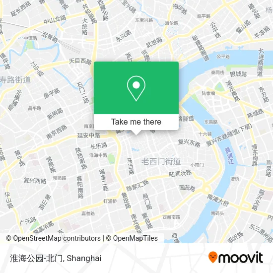 淮海公园-北门 map