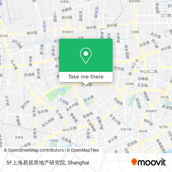5F上海易居房地产研究院 map
