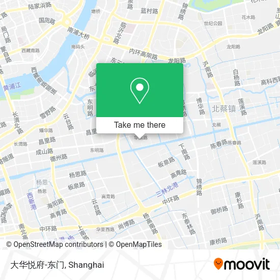 大华悦府-东门 map