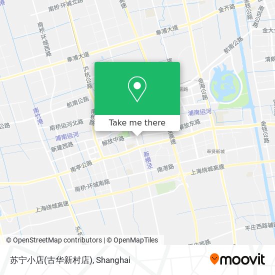 苏宁小店(古华新村店) map