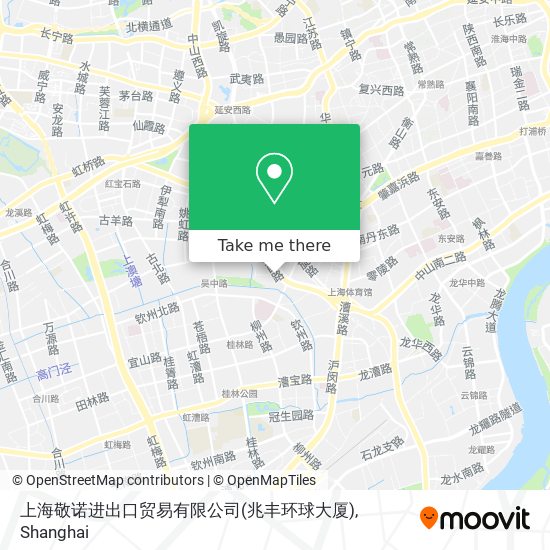 上海敬诺进出口贸易有限公司(兆丰环球大厦) map